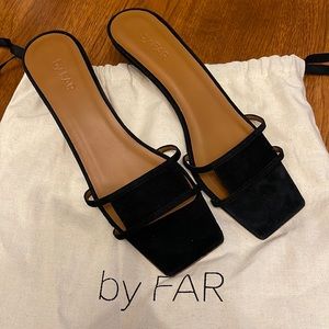By Far kitten heel sandals